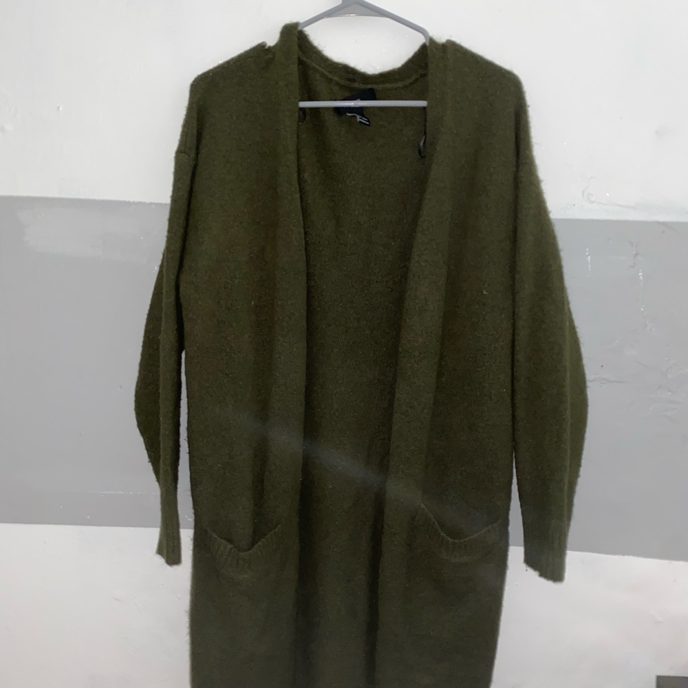 GREEN MOM CARDIGAN